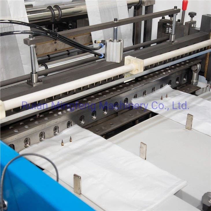 HDPE LDPE LLDPE Nylon Biodegradable Plastic Bag Flat Bag Shopping 4 Lines Plastic Bag Making Machine Price